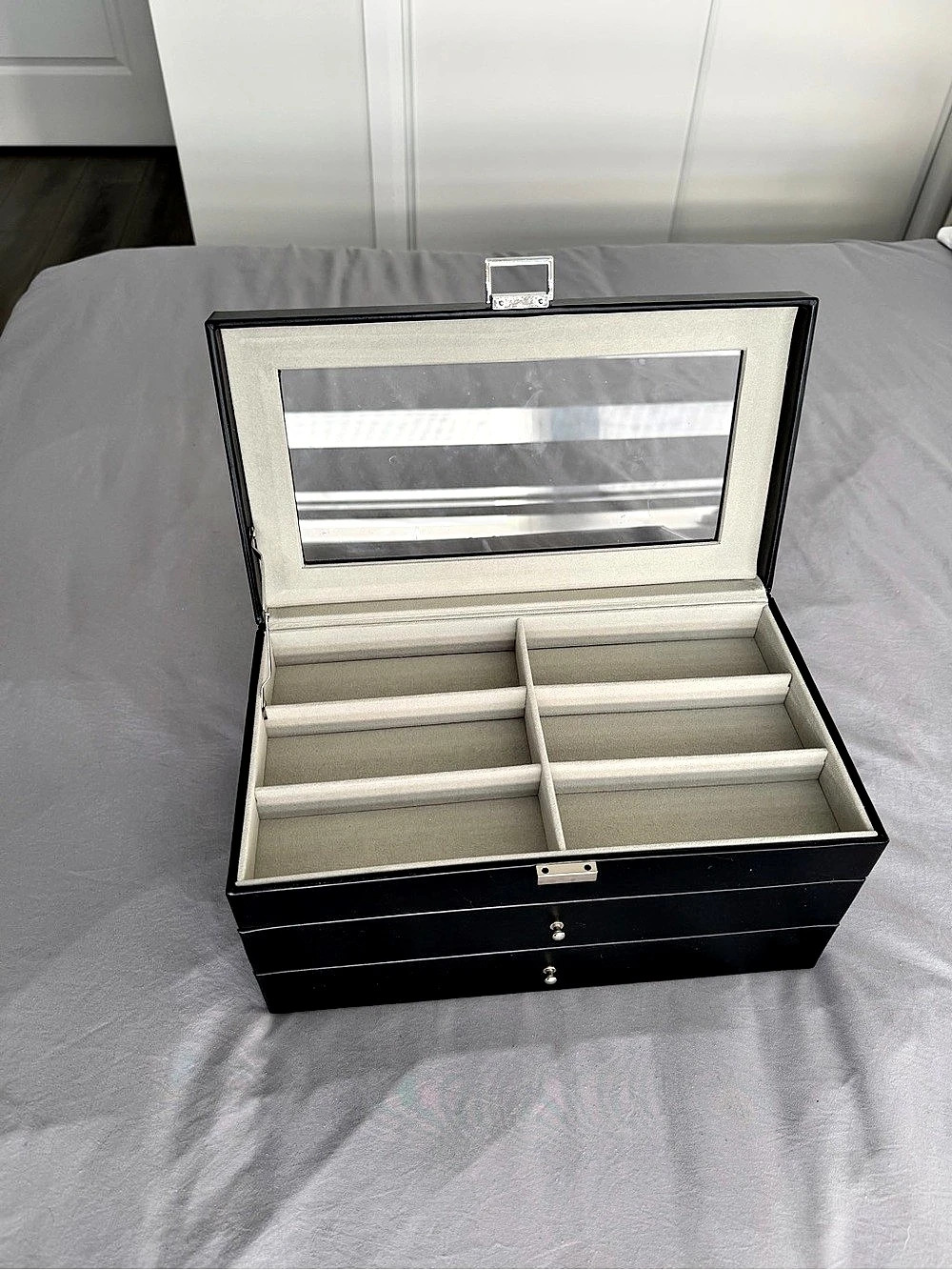 Black Jewelry/Glasses Organizer
